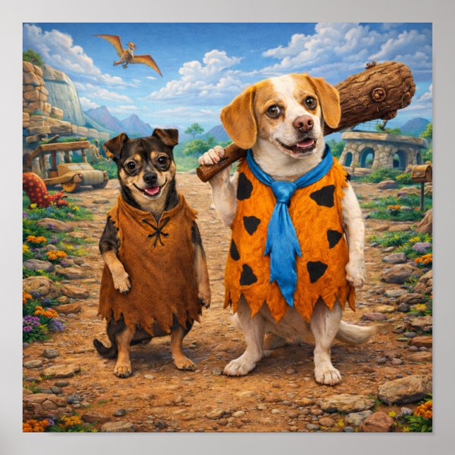 Poster "Yabba, Dabba !" (Devant)