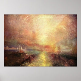 Poster Yacht approchant la côte - Joseph Mallord Turner