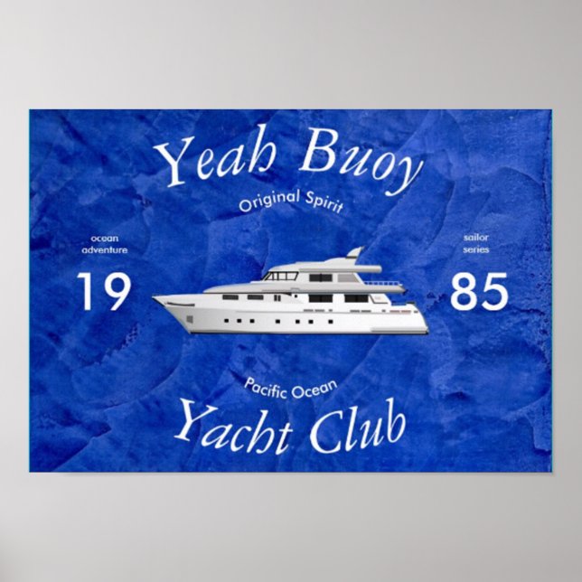 Poster Yacht Club Ouais Buoy 2.0 (Devant)