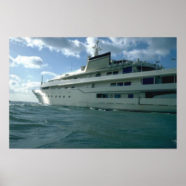 Poster Yacht de luxe (Devant)