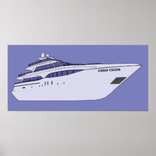 Poster Yacht de luxe