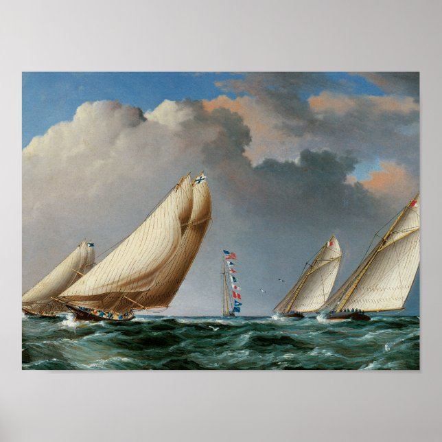 Poster Yachts autour de la marque (Devant)