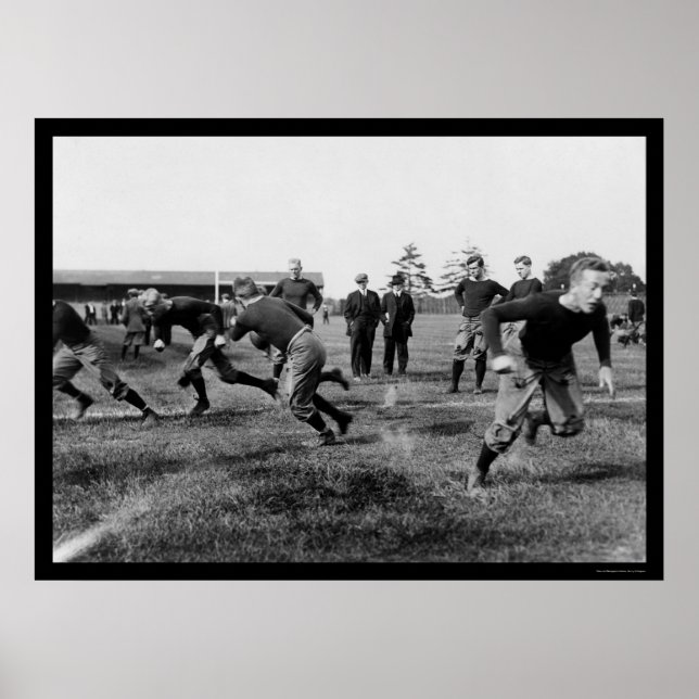 Poster Yale Football Practice 1912 (Devant)