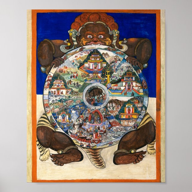 Poster Yama The Lord Of Death Holding (Devant)