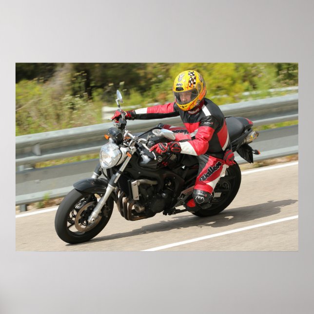 POSTER YAMAHA FAZER 600 (Devant)