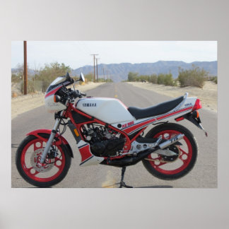 Poster Yamaha RZ350 1985