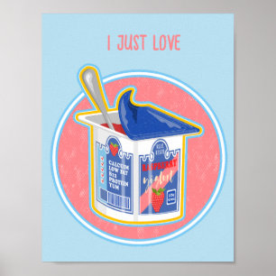 Poster Yaourt aux airelles