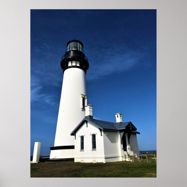 Poster Yaquina Head Lighthouse, Newport, Oregon (Devant)