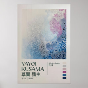Poster Yayoi Kusama Impression, Exposition Yayoi Kusama