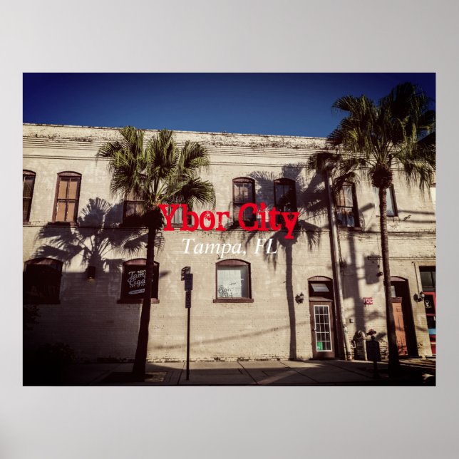 Poster Ybor City, Tampa FLORIDA (Devant)