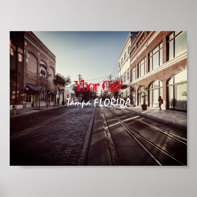 Poster Ybor City, Tampa FLORIDA (Devant)