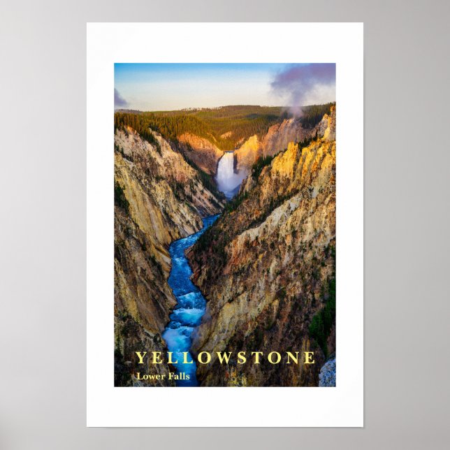 Poster Yellowstone Falls (Vorne)