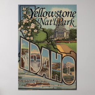Poster Yellowstone Nat'l Park, Idaho