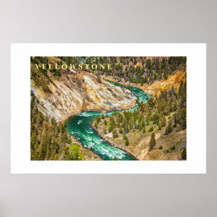 Poster Yellowstone River Canyon