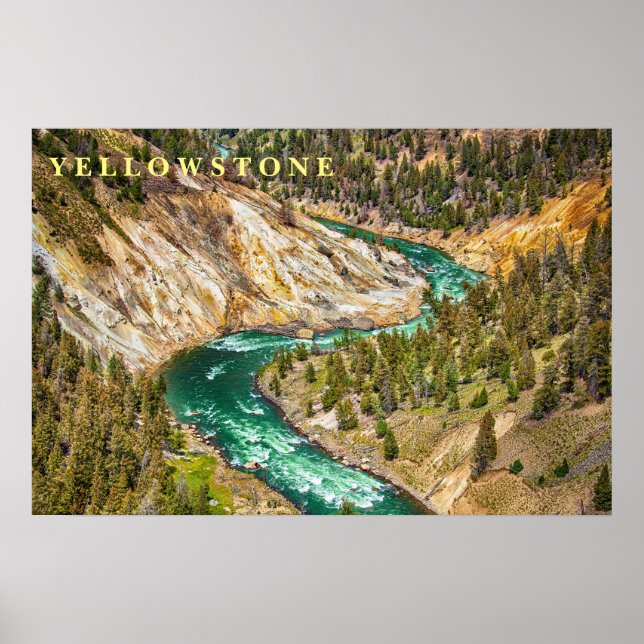 Poster Yellowstone River Canyon (Vorne)