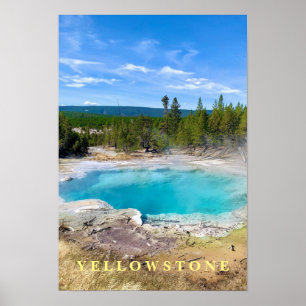 Poster Yellowstone Thermal Hot Pot