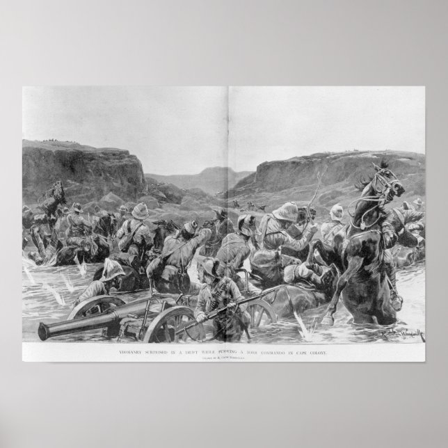 Poster Yeomanry surpris dans une dérive (Devant)