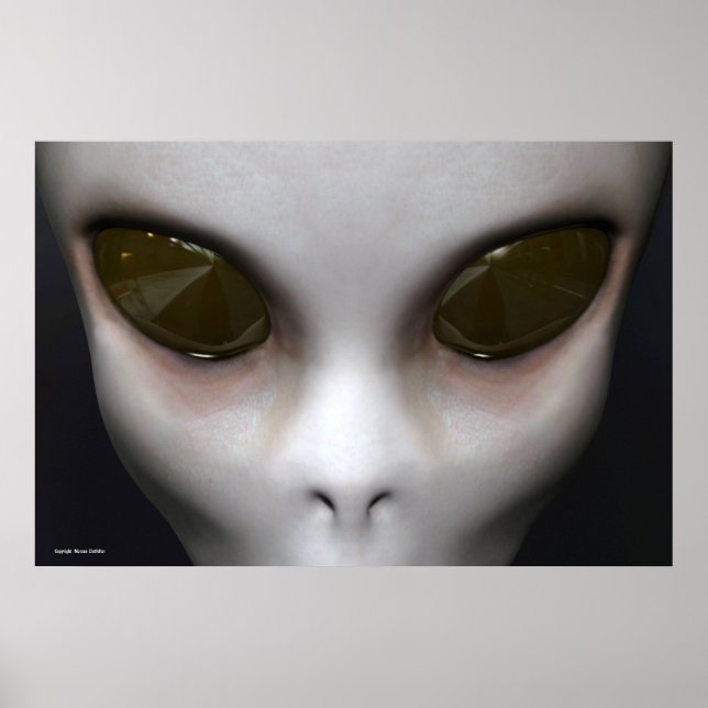 Poster yeux Aliens (Devant)