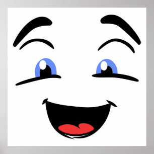 POSTER YEUX BLEU