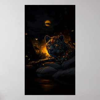 Poster Yeux de braise de la nuit