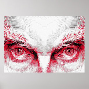 Poster Yeux de l'ancien mal – Alerte rouge