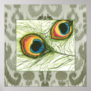 Poster Yeux de paon