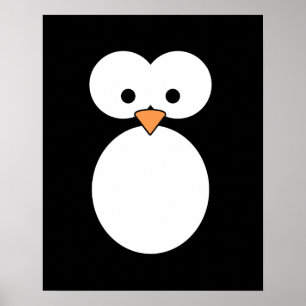 Poster Yeux de pingouin