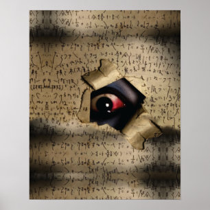 Poster Yeux déplaisants V02