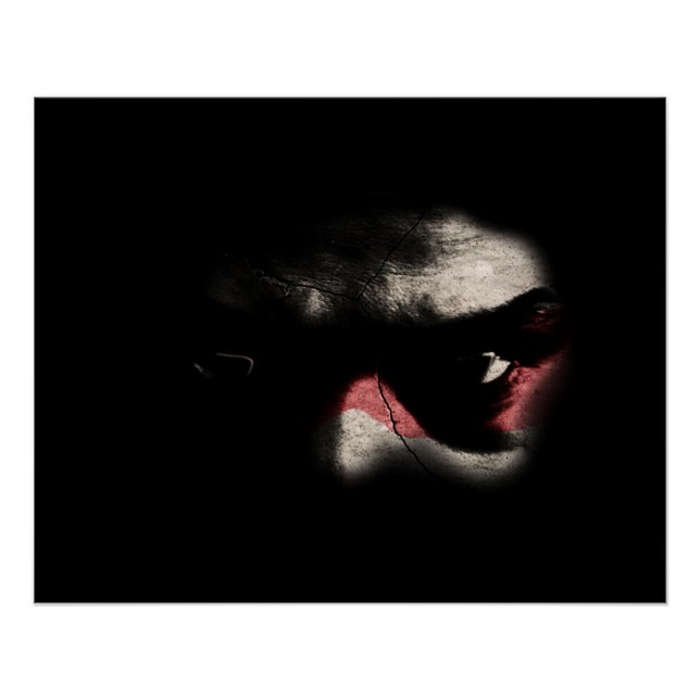 Poster Yeux foncés (Devant)