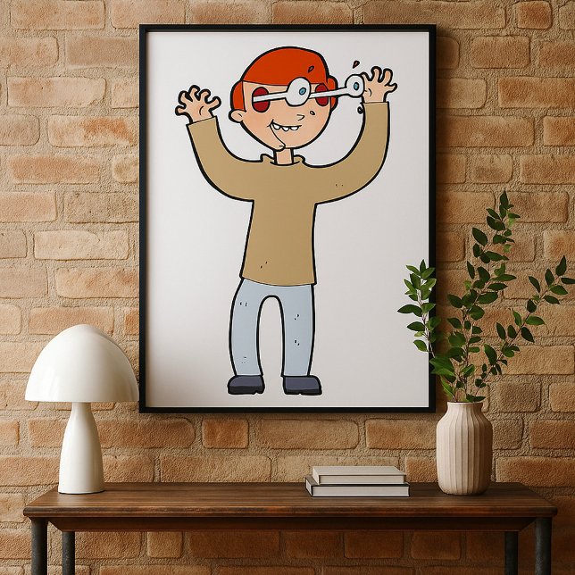 Poster Yeux qui s'échappent (Créateur téléchargé)