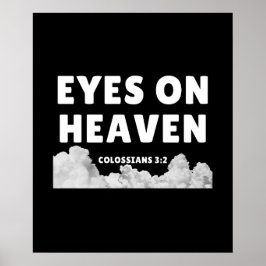 Poster Yeux sur le Ciel - Colossiens 3:2