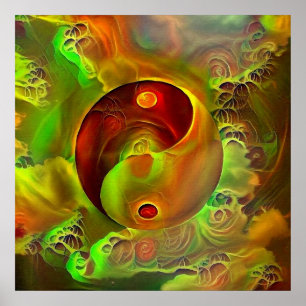 Poster Yin - Yang. 