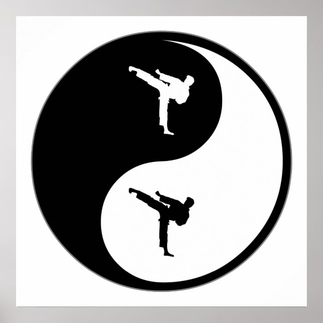 Poster Yin Yang Arts martiaux (Devant)