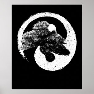 Poster Yin Yang Bonsai