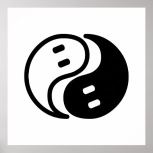 Poster Yin Yang Fantôme
