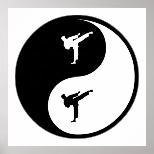 Poster Yin Yang Karate