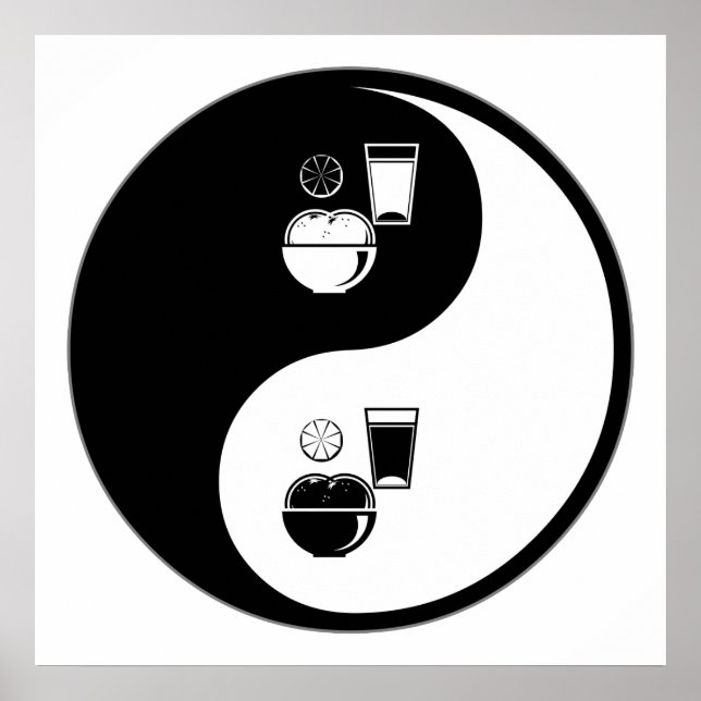 Poster Yin Yang Nutrition (Devant)