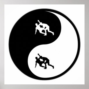 Poster Yin Yang Wrestling