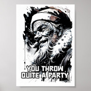 Poster Yippee Ki Yay Funny Citation de Noël Pop Culture