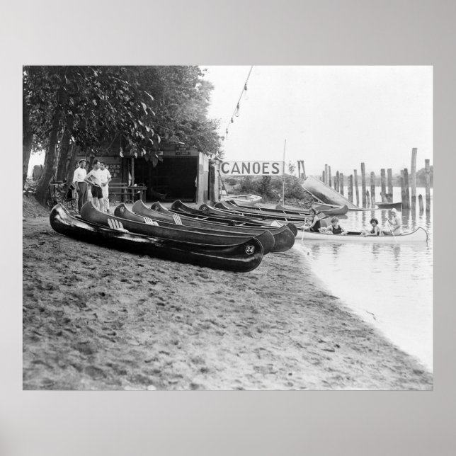 Poster Yocum Canoe House : 1932 (Devant)
