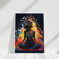 Yoga Girl Méditerranating Flowers Universe