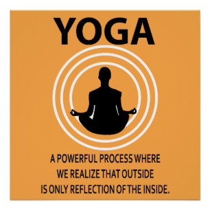 Poster Yoga Méditation Yoga