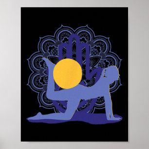 Poster Yoga Méditations Chakras Mandalas Contrology Pilat