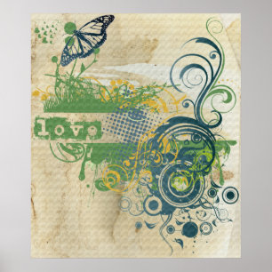 Poster Yoga Speak : Green Love Chakra