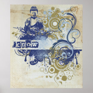 Poster Yoga Speak : Indigo Knowle Chakra