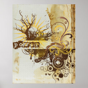 Poster Yoga Speak : Yellow Power Chakra