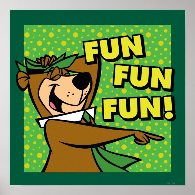 Poster Yogi Bear Fun Amusant (Devant)