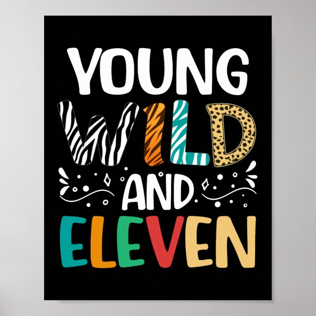 Poster Yong Wild Et Onze Anniversaire 11E Anniversaire 11 (Devant)
