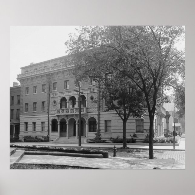 Poster York Hall (Université de Yale) (Devant)