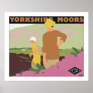 Poster Yorkshire Moors